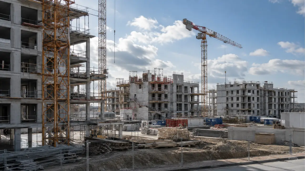 Illustration de l'article : Logement neuf, les promoteurs anticipent un nouveau recul des chantiers