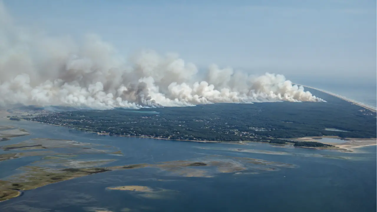Illustration de l'article : Incendies dans le Sud-Ouest, plus de 141 000 évacués et Bordeaux désormais menacée